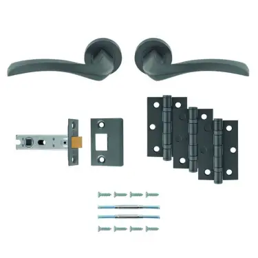 Click Here To Enlarge This Photo Of UDP008ANT&sol;INTB Carlisle Brass 'Sines' Ultimate Door Pack - Anthracite