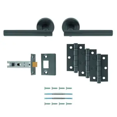 Click Here To Enlarge This Photo Of UDP011ANT&sol;INTB - Carlisle Brass 'Faro' Ultimate Door Pack - Anthracite
