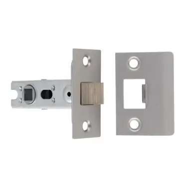 Click Here To Enlarge This Photo Of BTL25SSS Carlisle Brass Eurospec 64mm CE Tubular Mortice Latch &lpar;Square&rpar; Satin Stainless Steel