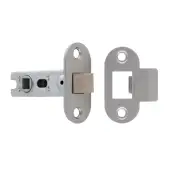 BTL25SSS&sol;R Carlisle Brass Eurospec 64mm CE Tubular Mortice Latch &lpar;Radius&rpar; Satin Stainless Steel