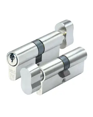 Click Here To Enlarge This Photo Of P5EP70CTNPE - Zoo Hardware P5 &lpar;Contract&rpar; Euro Profile Cylinder & Turn 70mm &lpar;35&sol;35T&rpar; Nickel Plated