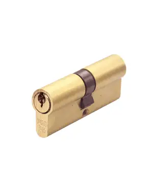 Click Here To Enlarge This Photo Of P5EP70DSBE - Zoo Hardware P5 &lpar;Contract&rpar; Euro Profile Double Cylinder 70mm &lpar;35&sol;35&rpar; Satin Brass