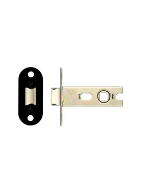 Click Here To Enlarge This Photo Of PRTL64FD-R-PCB - Zoo Hardware Project CE Fire Rated Tubular Latch 64mm &lpar;Radius Forend&rpar; Powder Coated Black