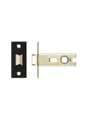 PRTL64FD-S-PCB - Zoo Hardware Project CE Fire Rated Tubular Latch 64mm &lpar;Square Forend&rpar; Powder Coated Black