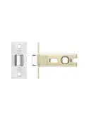 PRTL64FD-S-SSS - Zoo Hardware Project CE Fire Rated Tubular Latch 64mm &lpar;Square Forend&rpar; Satin Stainless Steel