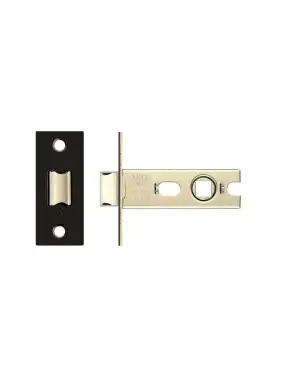 Click Here To Enlarge This Photo Of PRTL76FD-S-PCB - Zoo Hardware Project CE Fire Rated Tubular Latch 76mm &lpar;Square Forend&rpar; Powder Coated Black