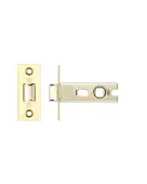PRTL76FD-S-PVDPB - Zoo Hardware Project CE Fire Rated Tubular Latch 76mm &lpar;Square Forend&rpar; PVD Stainless Brass