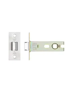 Click Here To Enlarge This Photo Of PRTL76FD-S-SSS - Zoo Hardware Project CE Fire Rated Tubular Latch 76mm &lpar;Square Forend&rpar; Satin Stainless Steel
