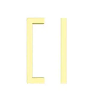 Click Here To Enlarge This Photo Of TDFPS-96-BG - Zoo Hardware Square Block Cabinet Pull Handle 96mm c&sol;c Brushed Gold Finish