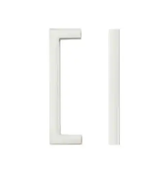 Click Here To Enlarge This Photo Of TDFPS-96-BN - Zoo Hardware Square Block Cabinet Pull Handle 96mm c&sol;c Brushed Nickel Finish