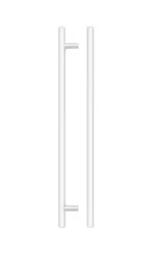Click Here To Enlarge This Photo Of TDFPT-256-316MW - Zoo Hardware T Bar Cabinet Handle 256mm c&sol;c &lpar;316mm Overall Length&rpar; Matt White Finish