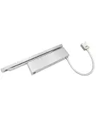 VDC-EMT03-HO&sol;SF-SR-SE - Zoo Hardware Vier Electro Magnetic Overhead Door Closer &lpar;Hold Open&sol;Swing Free&rpar; Fixed Power Size 3 with Track Arm & Semi Radius Cover - Silver Finish