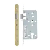 VDL7255-NL-R-PVDSB - Zoo Hardware Vier DIN Nightlatch 55mm Backset &lpar;72mm Centres&rpar; with 2pc Radius Forend - PVD Satin Brass Finish