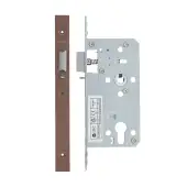 VDL7260-NL-R-PVDBZ - Zoo Hardware Vier DIN Nightlatch 60mm Backset &lpar;72mm Centres&rpar; with 2pc Radius Forend - PVD Bronze Finish
