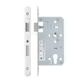 VDL7260-R-PSS - Zoo Hardware Vier DIN Euro Sashlock 60mm Backset &lpar;72mm Centres&rpar; with 2pc Radius Forend - Polished Stainless Steel Finish