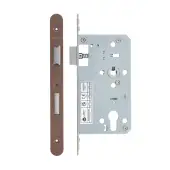 VDL7260-R-PVDBZ - Zoo Hardware Vier DIN Euro Sashlock 60mm Backset &lpar;72mm Centres&rpar; with 2pc Radius Forend - PVD Bronze Finish