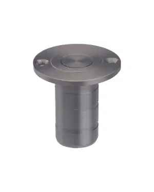 Click Here To Enlarge This Photo Of ZAS14A-PVDGH - Zoo Hardware Dust Socket for Flush Bolts &lpar;Wood&rpar; 20mm dia&period; x 38mm PVD Graphite Finish