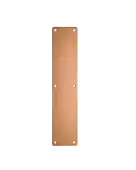 ZAS32RB-PVDBZ - Zoo Hardware Finger Plate with Radius Corners &lpar;Plain&rpar; 75mm x 350mm - PVD Bronze
