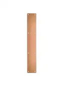 ZAS32RC-PVDBZ - Zoo Hardware Finger Plate with Radius Corners &lpar;Plain&rpar; 75mm x 475mm - PVD Bronze
