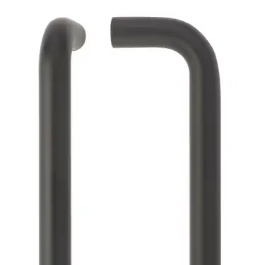 Click Here To Enlarge This Photo Of ZCSD425-PCB - Zoo Hardware 425mm x 19mm Bolt Through 'D' Pull Handle &lpar;Grade 304&rpar; Powder Coated Black