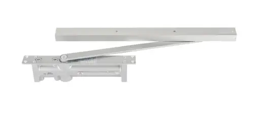 Click Here To Enlarge This Photo Of ZDC003C-SE - Zoo Hardware Concealed Overhead Door Closer &lpar;Fixed Power Size 3&rpar; with Matching Track and Arm - Silver Finish