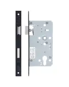 ZDL7260ESC-S-PCB - Zoo Hardware Din Escape Sashlock - 72mm Centres - 60mm Backset &lpar;Square&rpar; Powder Coated Black Finish