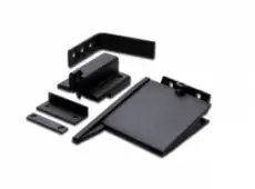 ZDS0036-BLK - Zoo Hardware Size 3-6 Door Selector for Double Rebated Doors &lpar;with 102mm arm&rpar; Black Finish