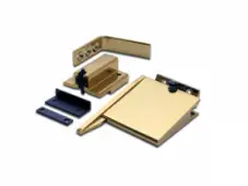 ZDS0036-PB - Zoo Hardware Size 3-6 Door Selector for Double Rebated Doors &lpar;with 102mm arm&rpar; Polished Brass Finish