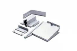 ZDS0036-SE - Zoo Hardware Size 3-6 Door Selector for Double Rebated Doors &lpar;with 102mm arm&rpar; Silver Finish