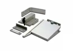 ZDS0036-SN - Zoo Hardware Size 3-6 Door Selector for Double Rebated Doors &lpar;with 102mm arm&rpar; Satin Nickel Finish