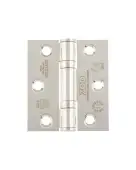 ZHSS7667S-PSS - Zoo Hardware Grade 11 CE Fire Rated Ball Bearing Hinges &lpar;Square&rpar; 76 x 67 x 2&period;5mm - Polished Stainless Steel