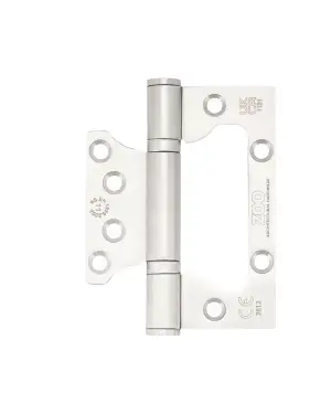 Click Here To Enlarge This Photo Of ZHSSFH-243S - Zoo Hardware Grade 11 CE Fire Rated Flush &sol; Interleaf Hinges - Satin Stainless Steel