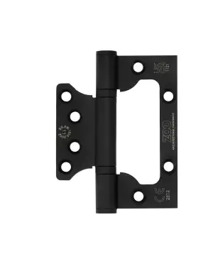 Click Here To Enlarge This Photo Of ZHSSFH-243S-MB - Zoo Hardware Grade 11 CE Fire Rated Flush &sol; Interleaf Hinges - Matt Black