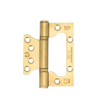 Click Here To Enlarge This Photo Of ZHSSFH-243S-PVDSB - Zoo Hardware Grade 11 CE Fire Rated Flush &sol; Interleaf Hinges - PVD Satin Brass