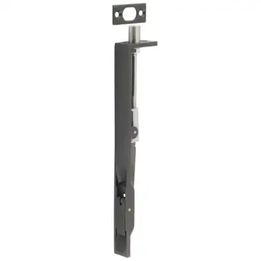 Click Here To Enlarge This Photo Of JSS51DB Frelan Hardware Dark Bronze &lpar;SS&rpar; Lever Action Flush Bolt 203mm x 20mm Square Forend