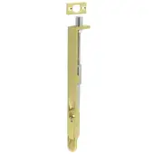 JSS51RPVD Frelan Hardware Polished Brass &lpar;SS&rpar; Lever Action Flush Bolt 203mm x 20mm Radius Forend