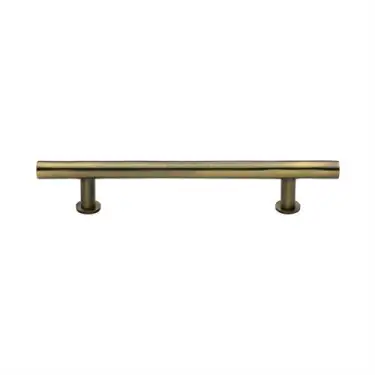 Click Here To Enlarge This Photo Of C0362 160-AT Heritage Brass Cabinet Pull T-Bar Design with 16mm Rose 160mm ctc Antique Brass Finish