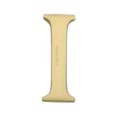 C1565 2 I-SB Heritage Brass Alphabet I Pin Fix 51mm &lpar;2"&rpar; Satin Brass Finish