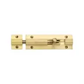 C1582 4-SB Heritage Brass Door Bolt Straight 4 x 1&period;25 Satin Brass finish