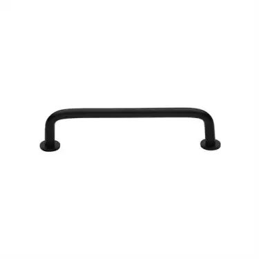 Click Here To Enlarge This Photo Of C2156 96-BKMT Heritage Brass Cabinet Pull Wire Design with 16mm Rose 96mm ctc Matt Black Finish