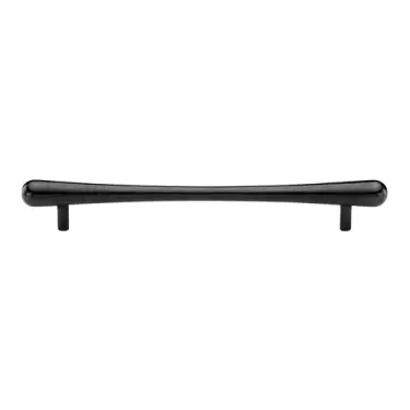 Click Here To Enlarge This Photo Of C3570 192-BKMT Heritage Brass Cabinet Pull T-Bar Raindrop Design 192mm ctc Matt Black Finish