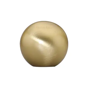 Click Here To Enlarge This Photo Of C3627-SB Heritage Brass Cabinet Knob Globe Design 25mm Satin Brass finish