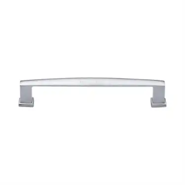 Click Here To Enlarge This Photo Of C4384 152-SC Heritage Brass Cabinet Pull Vintage Design 152mm ctc Satin Chrome Finish