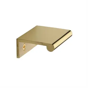 Click Here To Enlarge This Photo Of EPR50-40-PB Heritage Brass EPR Edge Pull Cabinet Handle 50mm Polished Brass finish