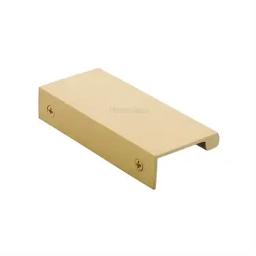 Click Here To Enlarge This Photo Of EPTR100-44-SB Heritage Brass EPTR Edge Pull Cabinet Handle 100mm Satin Brass finish