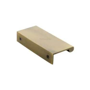 Click Here To Enlarge This Photo Of EPTR50-44-AT Heritage Brass EPTR Edge Pull Cabinet Handle 50mm Antique Brass finish