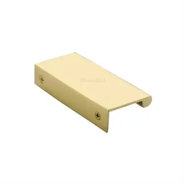 Click Here To Enlarge This Photo Of EPTR50-44-PB Heritage Brass EPTR Edge Pull Cabinet Handle 50mm Polished Brass finish