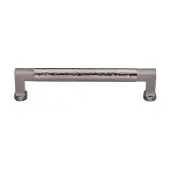 HAM0312 101-SN Heritage Brass Hammered Cabinet Pull 101mm Satin Nickel finish