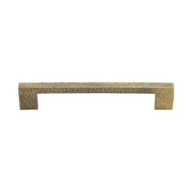 Click Here To Enlarge This Photo Of HAM0337 256-AT Heritage Brass Cabinet Pull Metro Hammered Design 256mm ctc Antique Brass Finish