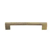 HAM0337 256-AT Heritage Brass Cabinet Pull Metro Hammered Design 256mm ctc Antique Brass Finish